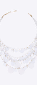 Maxi collar conchas circulares