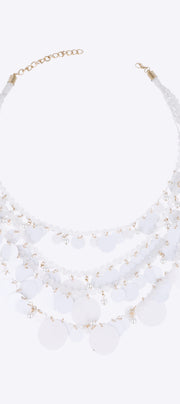 Maxi collar conchas circulares
