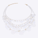 Maxi collar conchas circulares