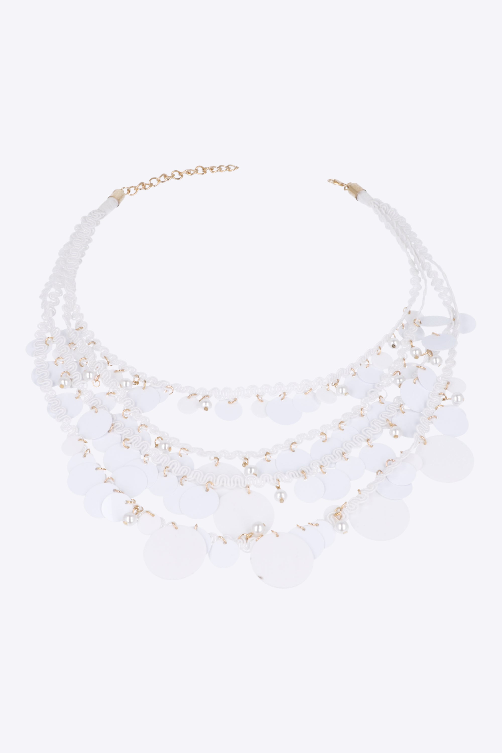 Maxi collar conchas circulares