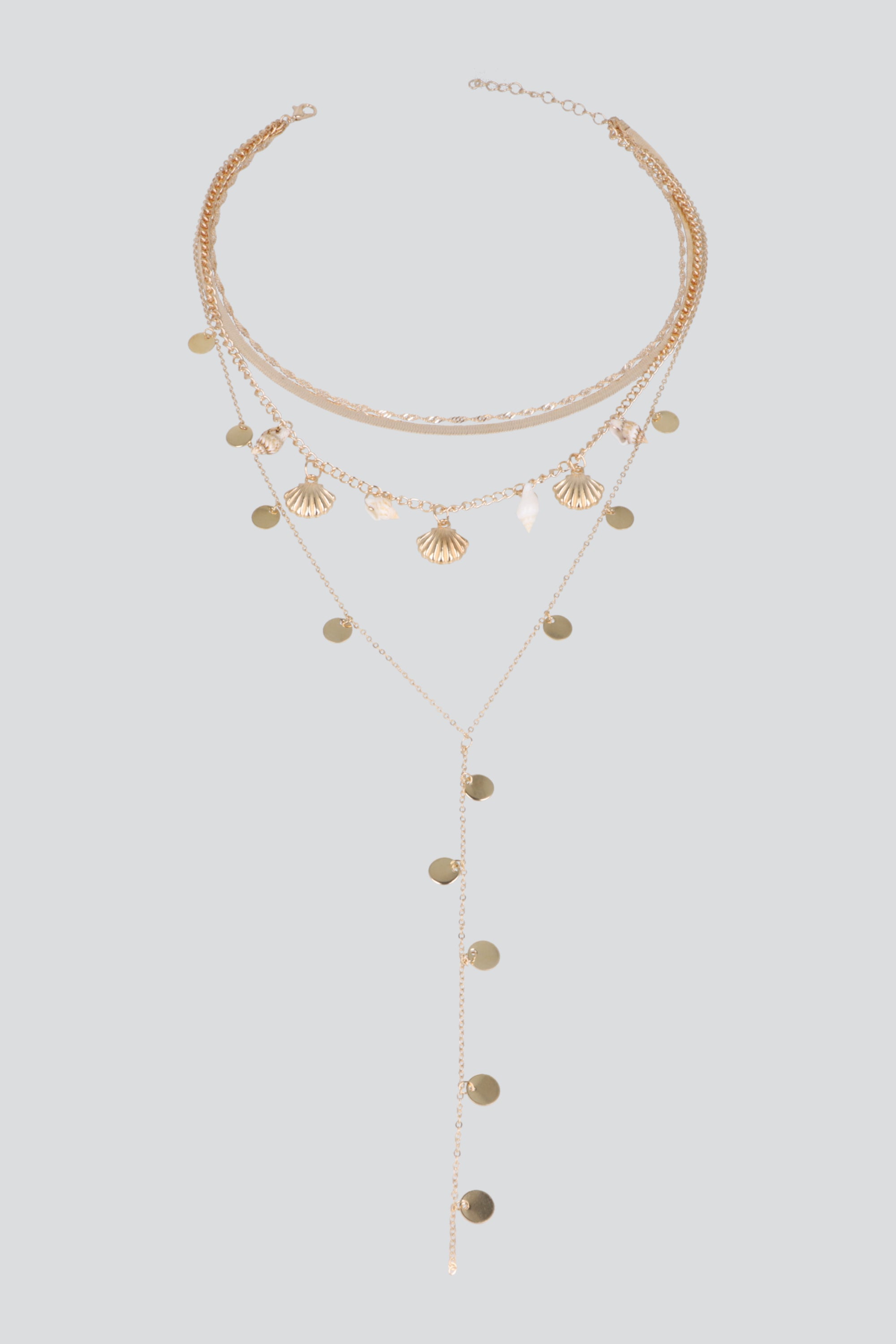COLLAR MULTI CAPAS Y MAR ORO