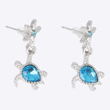 Aretes tortuguita estrella