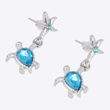 Aretes tortuguita estrella