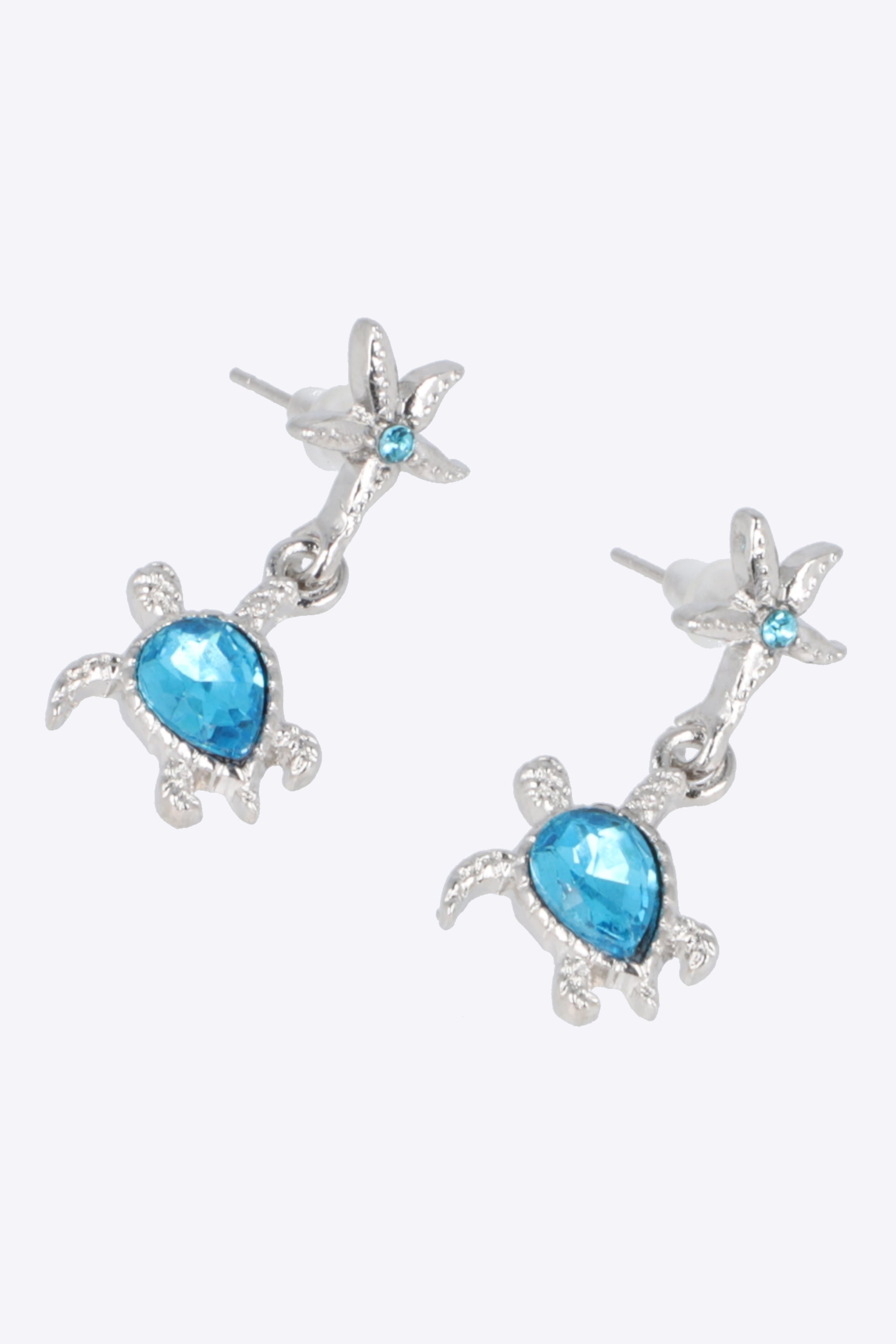 Aretes tortuguita estrella