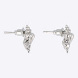 Aretes caracola brillitos