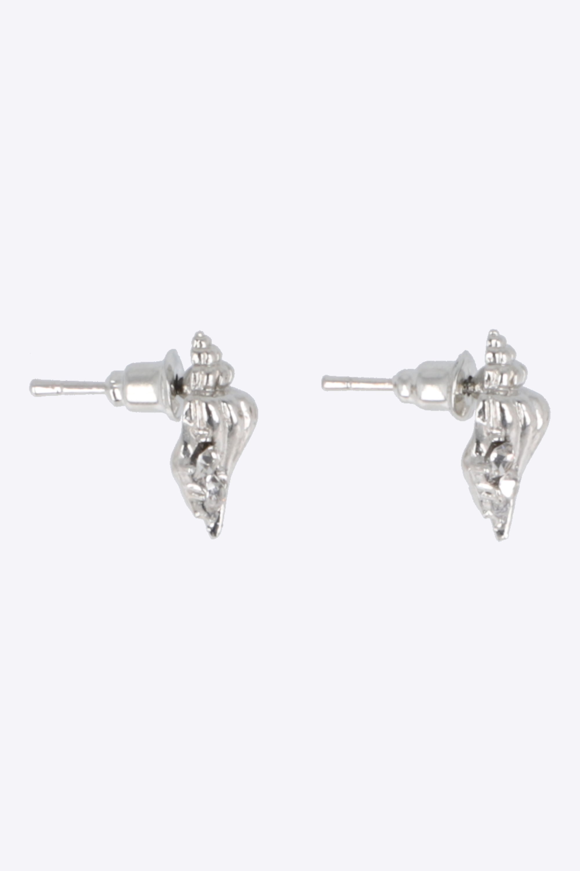 Aretes caracola brillitos
