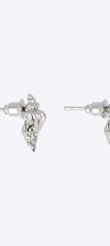 Aretes caracola brillitos