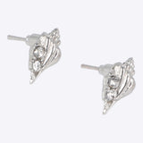 Aretes caracola brillitos