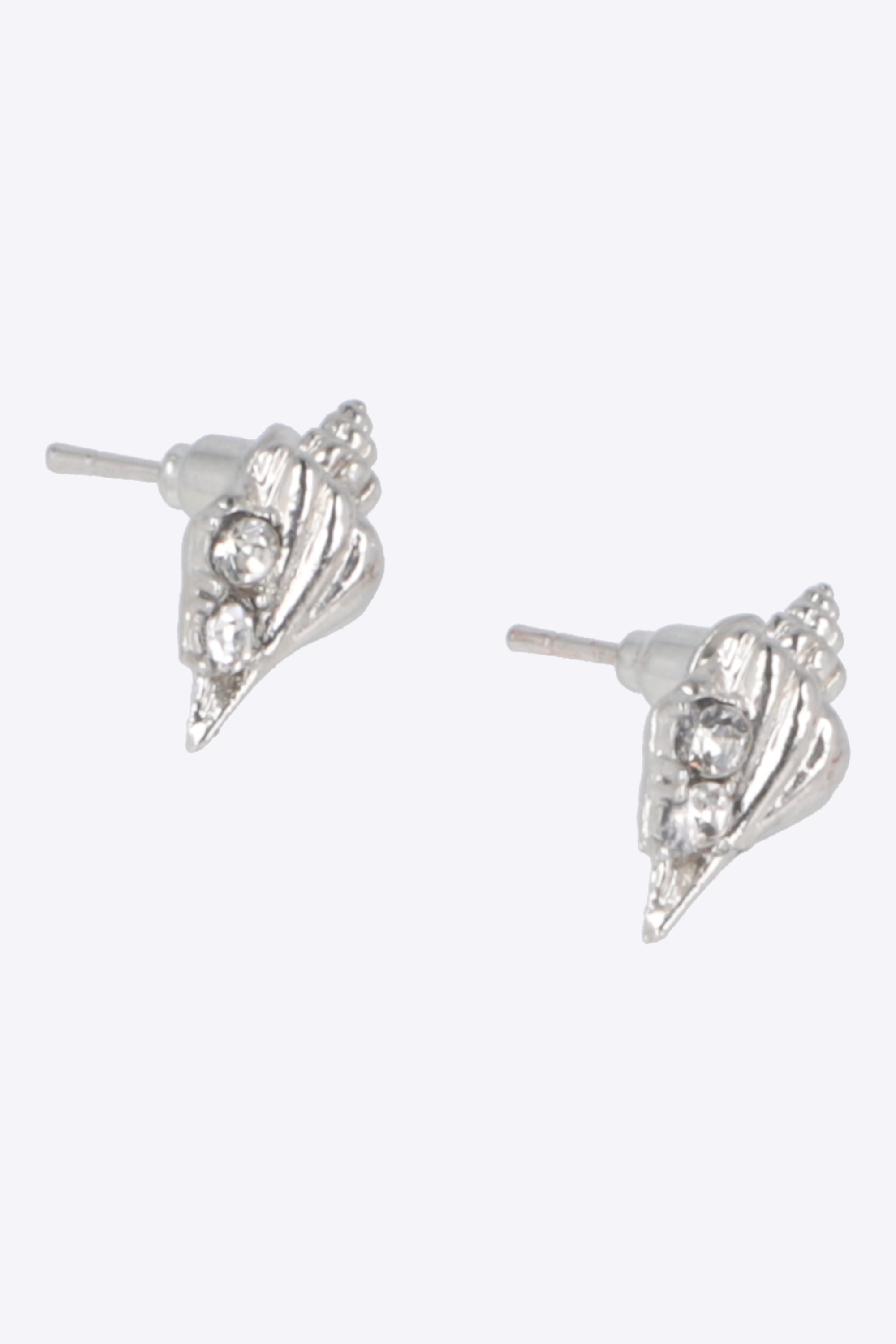 Aretes caracola brillitos