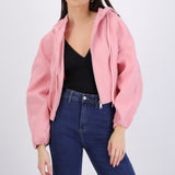 Chamarra bomber gorro soft