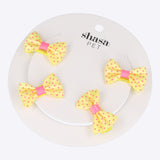 Set 4 moños para mascota broche