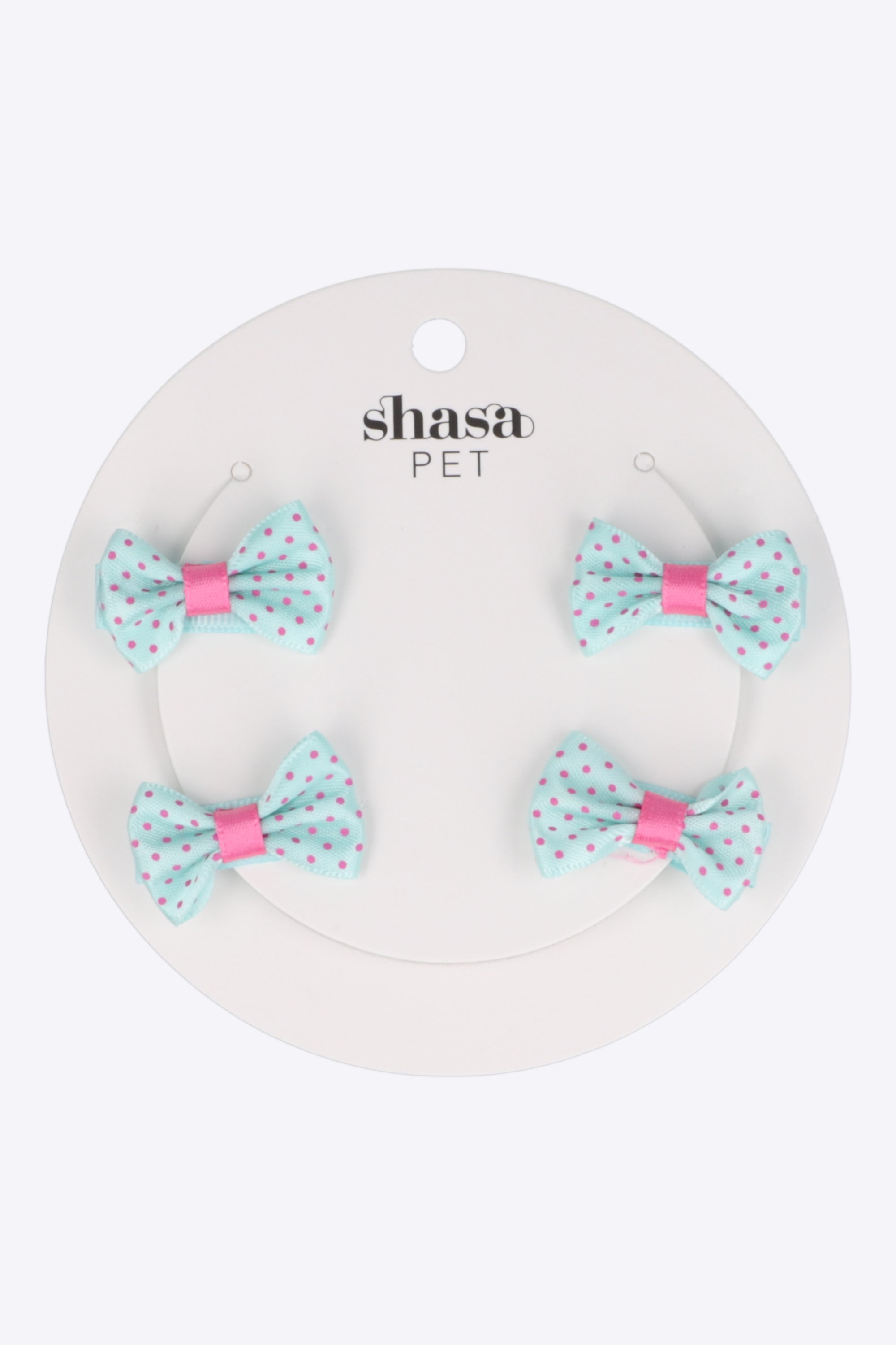 Set 4 moños para mascota broche