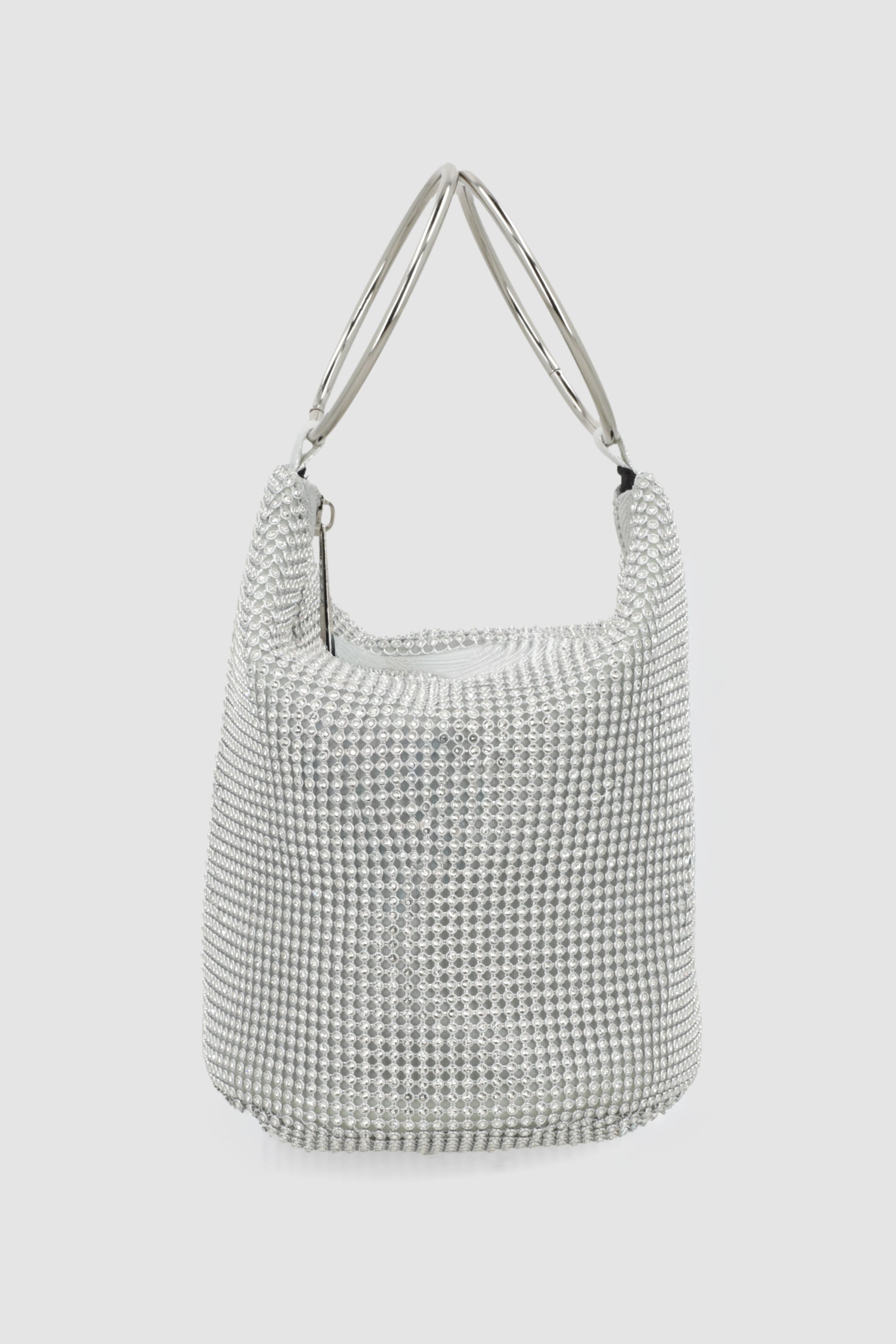 Bolsa brillos aro PLATA