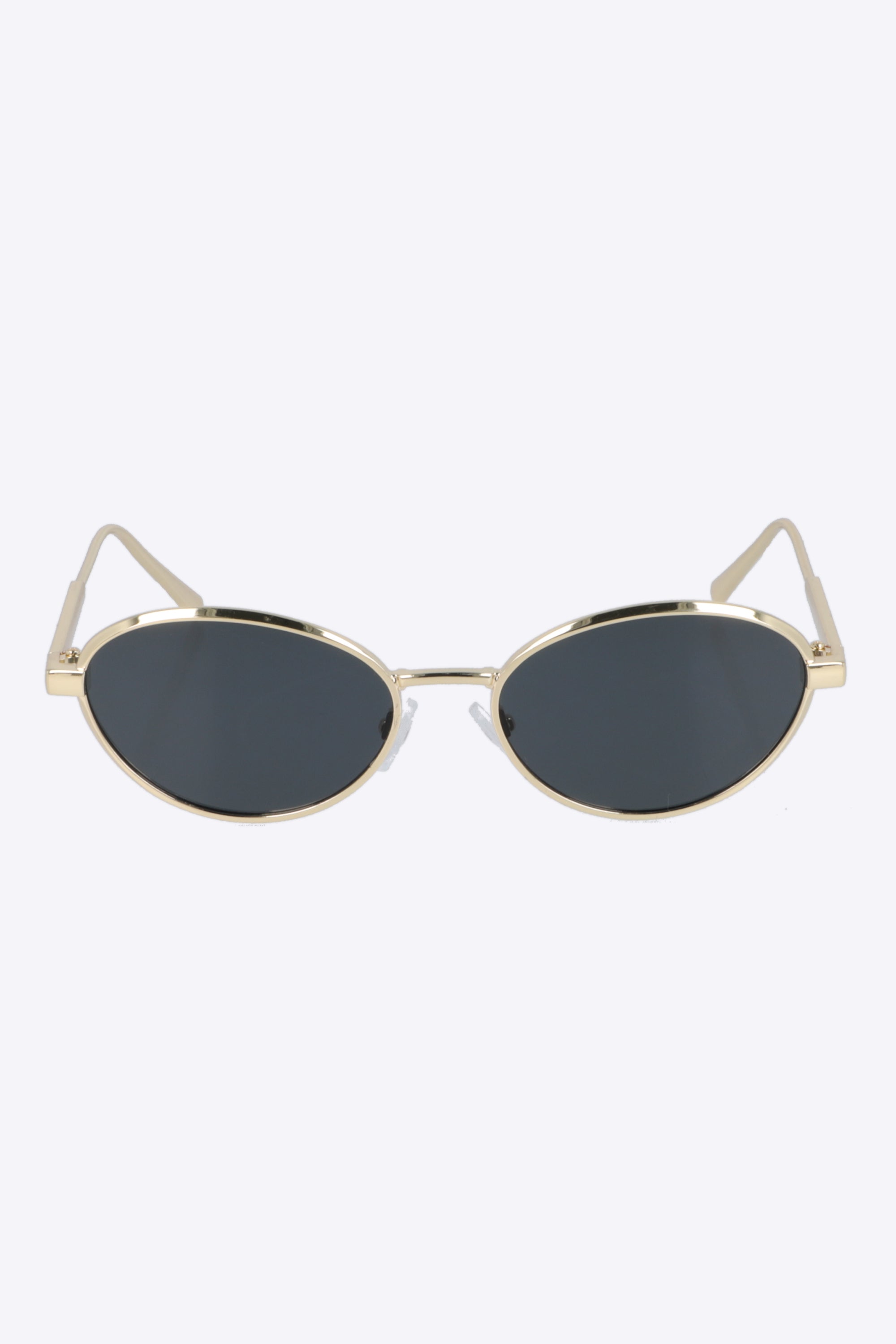 Lentes de sol óvalo metálico
