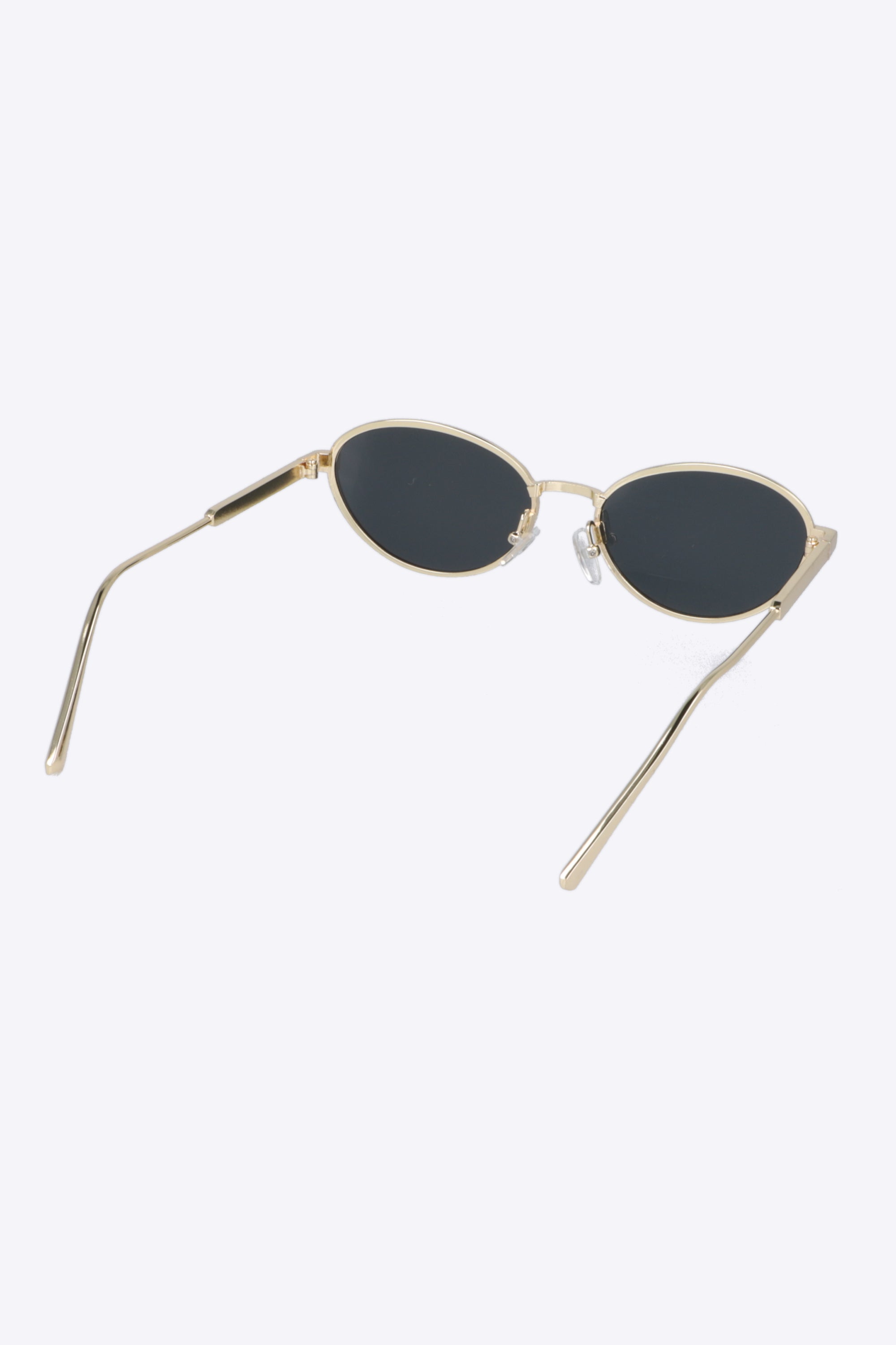 Lentes de sol óvalo metálico