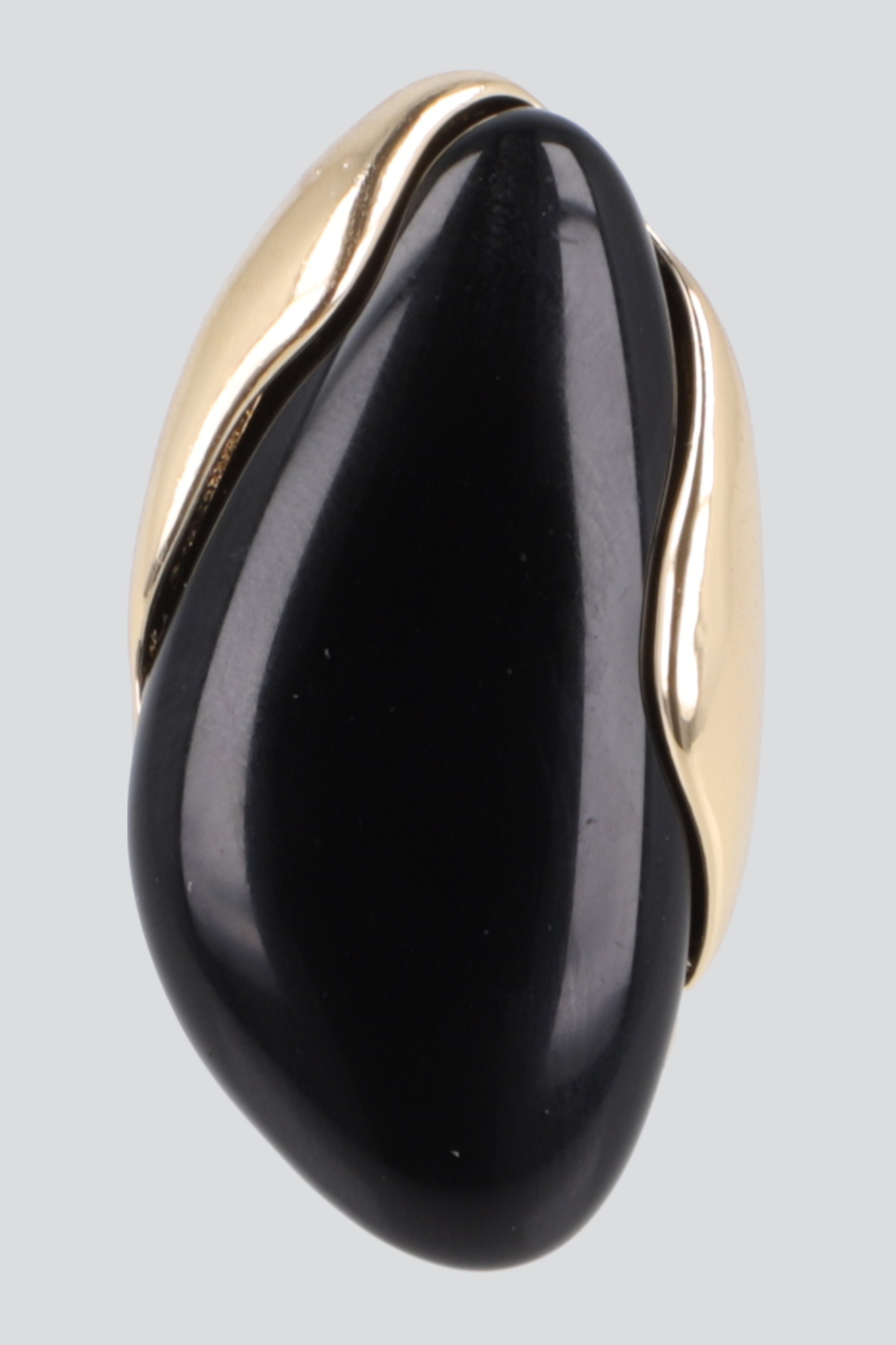 Anillo piedra alargada
