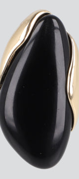 Anillo piedra alargada