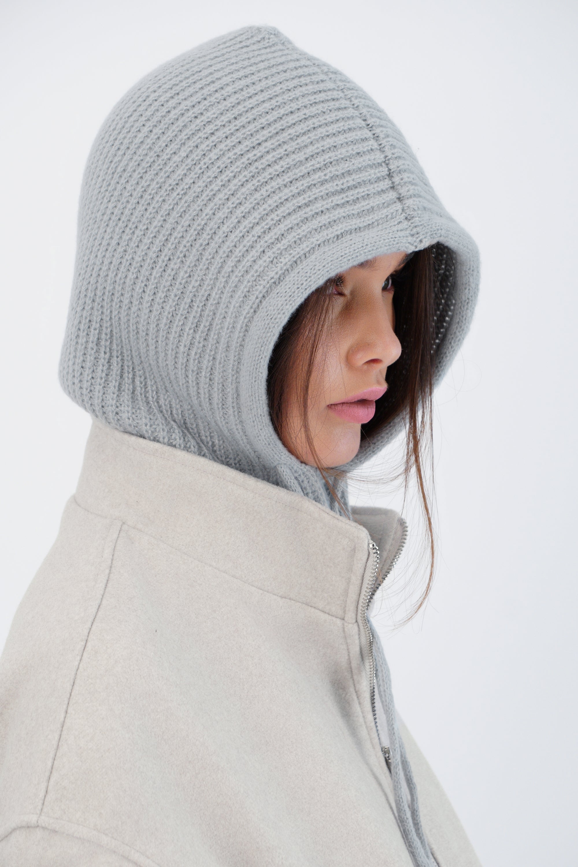 Balaclava tejida sencilla