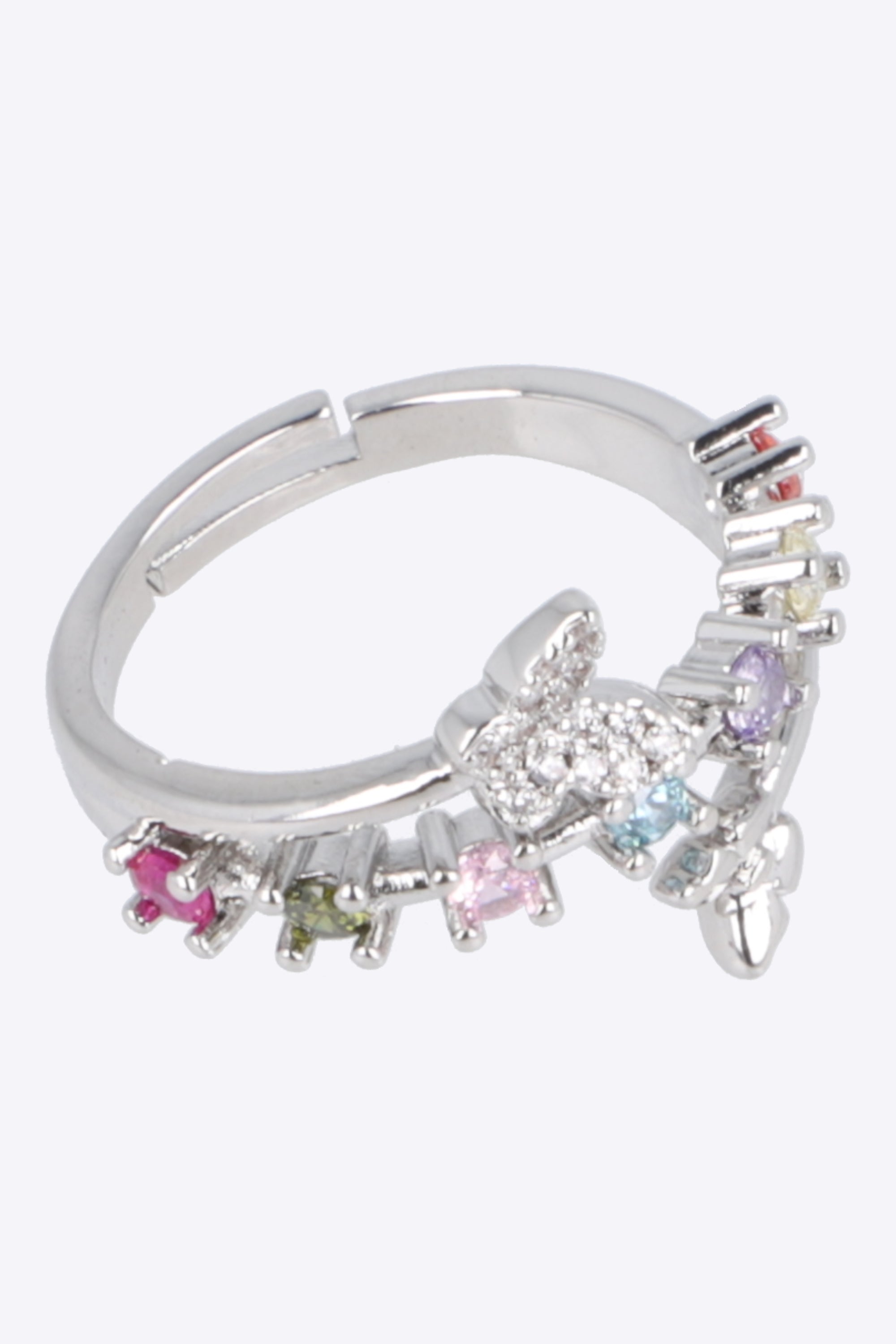 Anillo twist mariposita pq PLATA