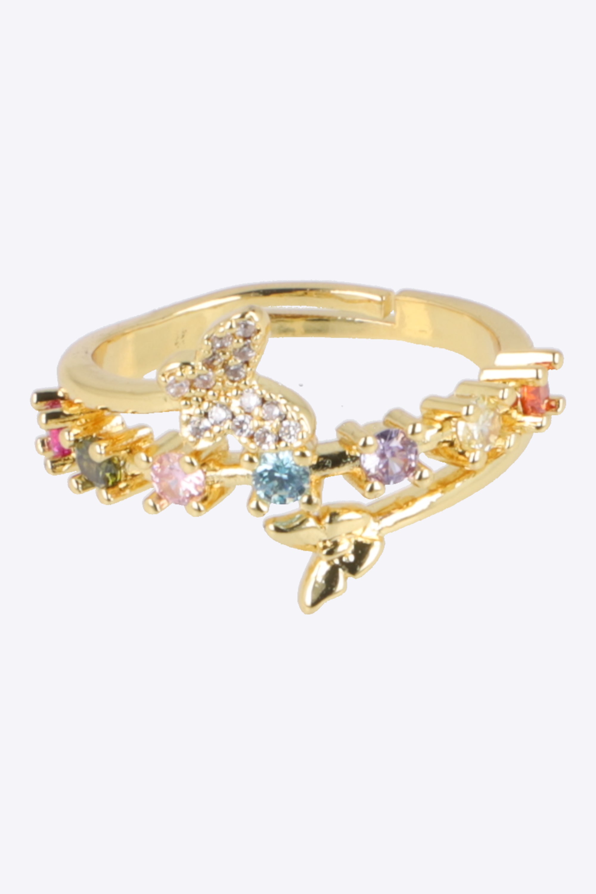 Anillo twist mariposita pq ORO