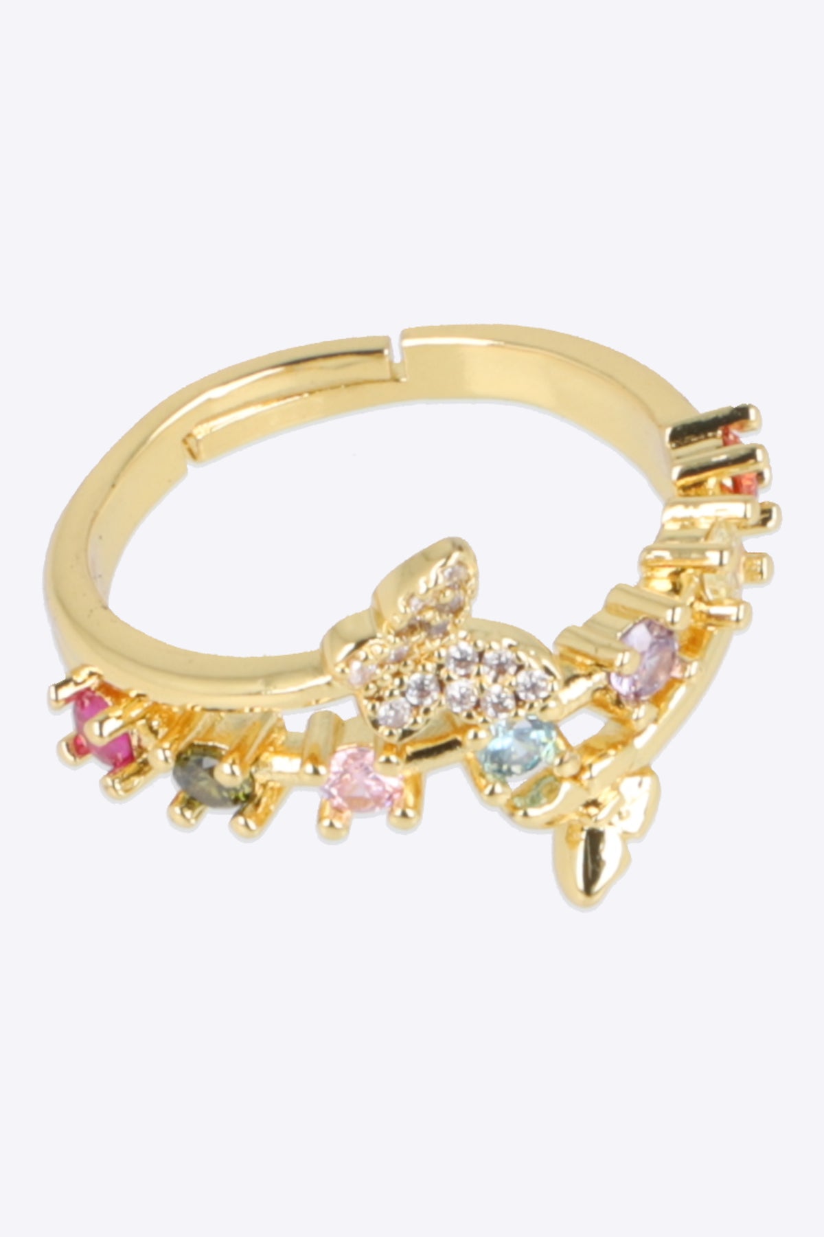 Anillo twist mariposita pq ORO
