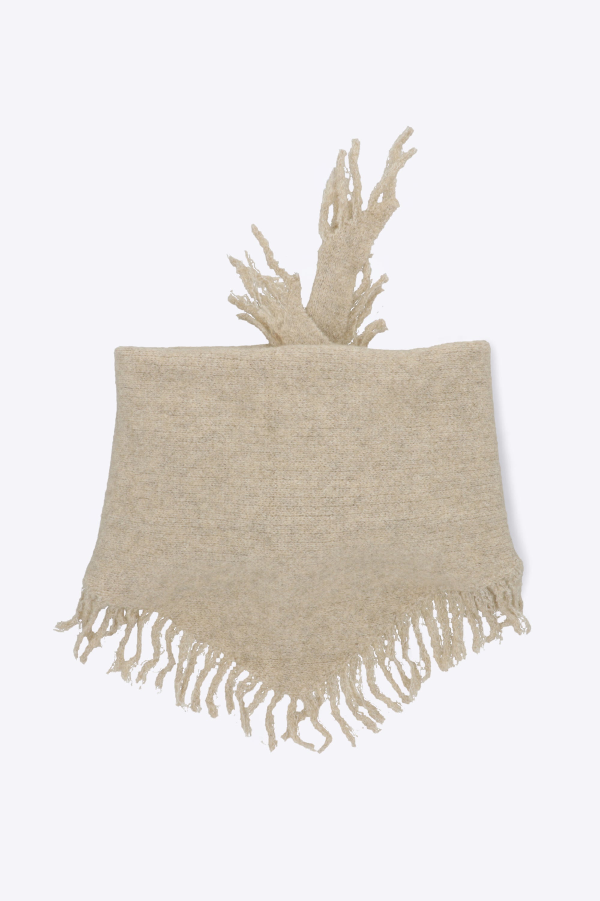 Poncho flecos