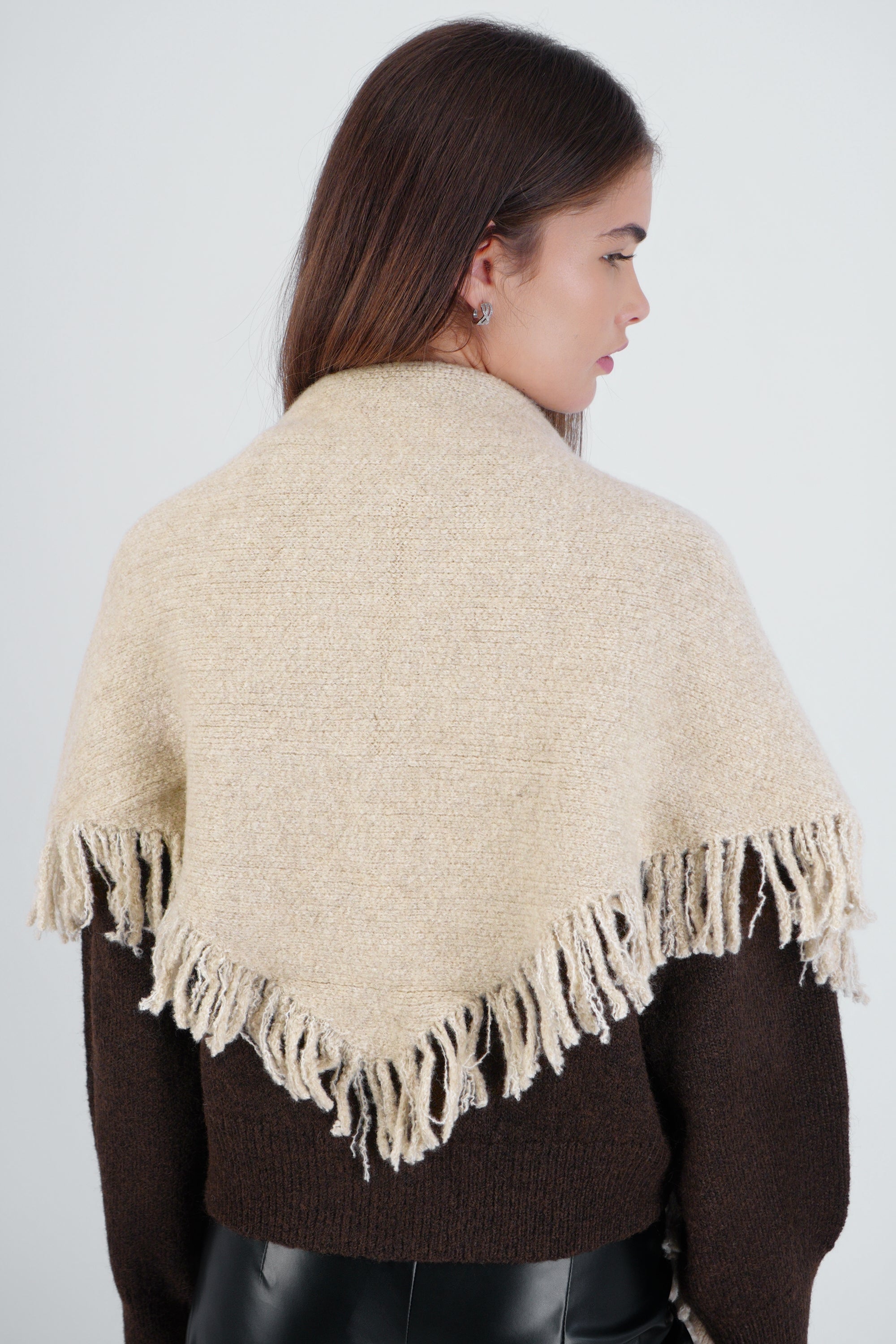 Poncho flecos