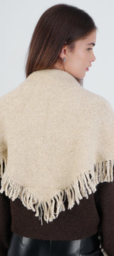 Poncho flecos