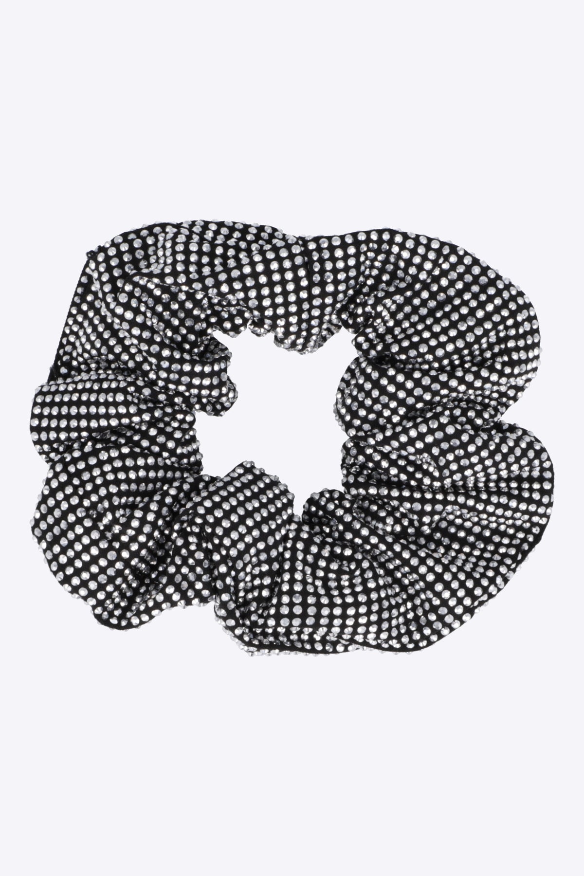 Scrunchie full brillos NEGRO