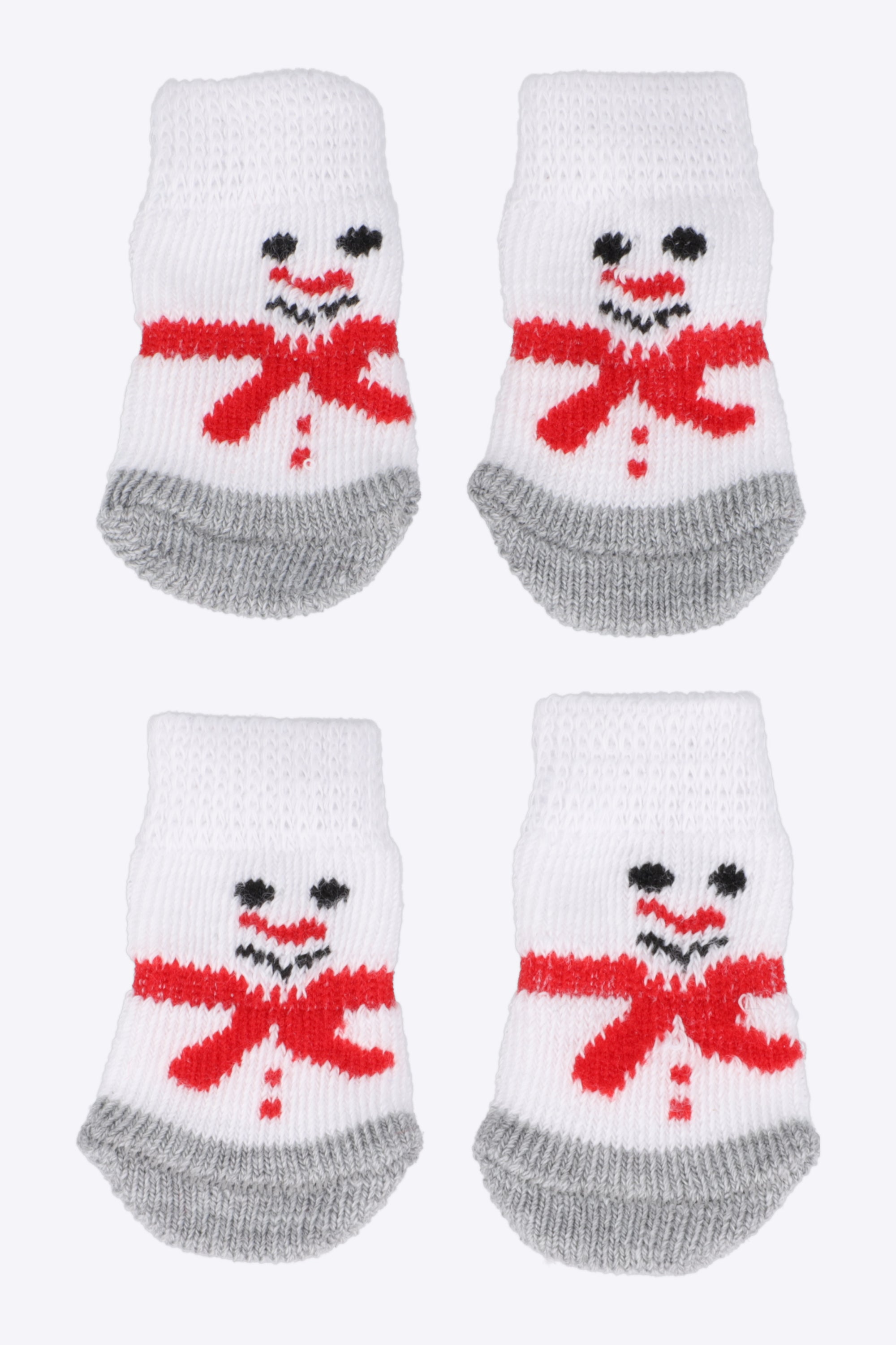 Calcetas mascota muñeco nieve