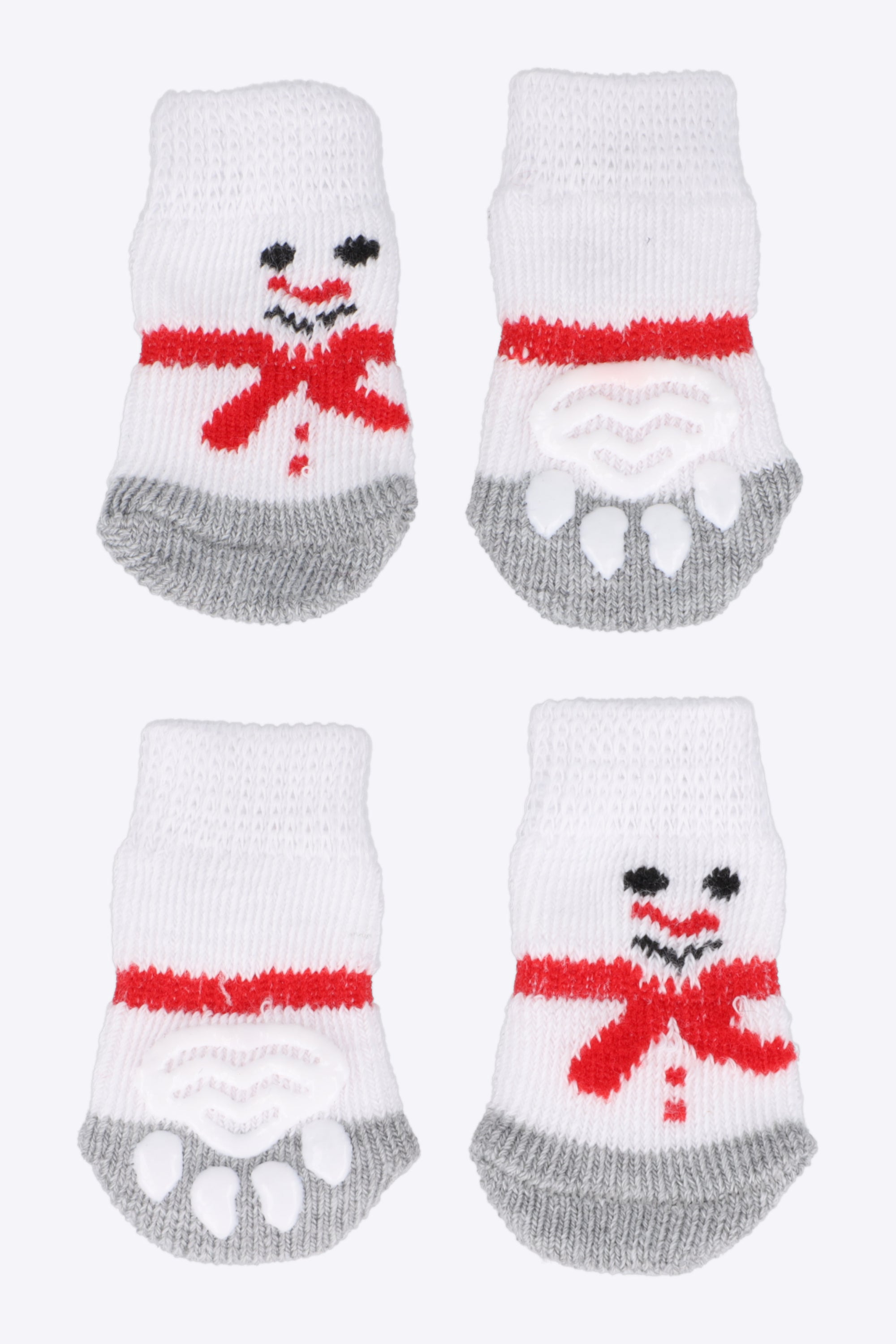 Calcetas mascota muñeco nieve