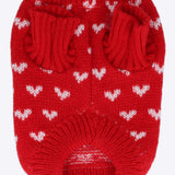 Suéter mascota corazones xmas
