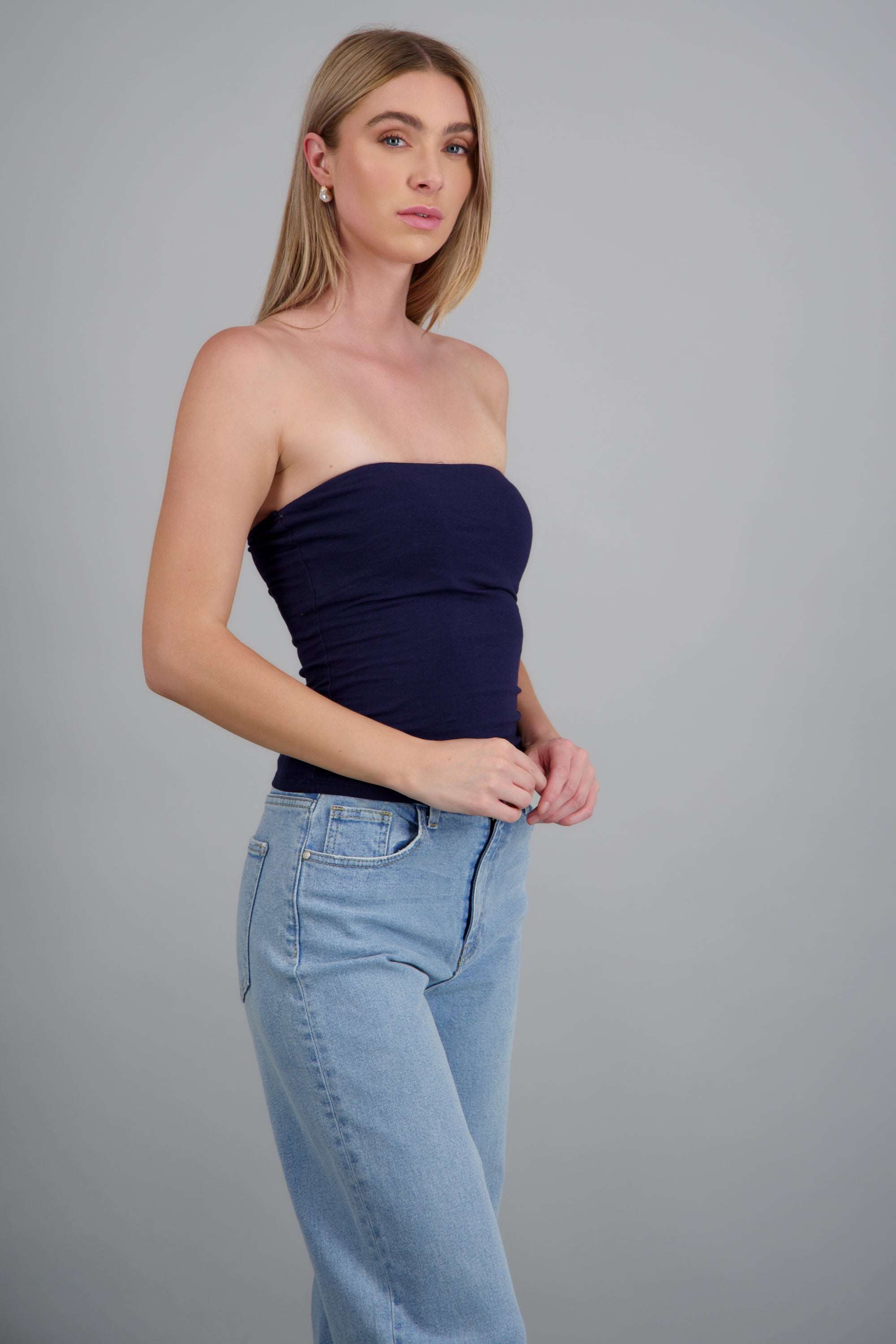 Top strapless con copas MARINO