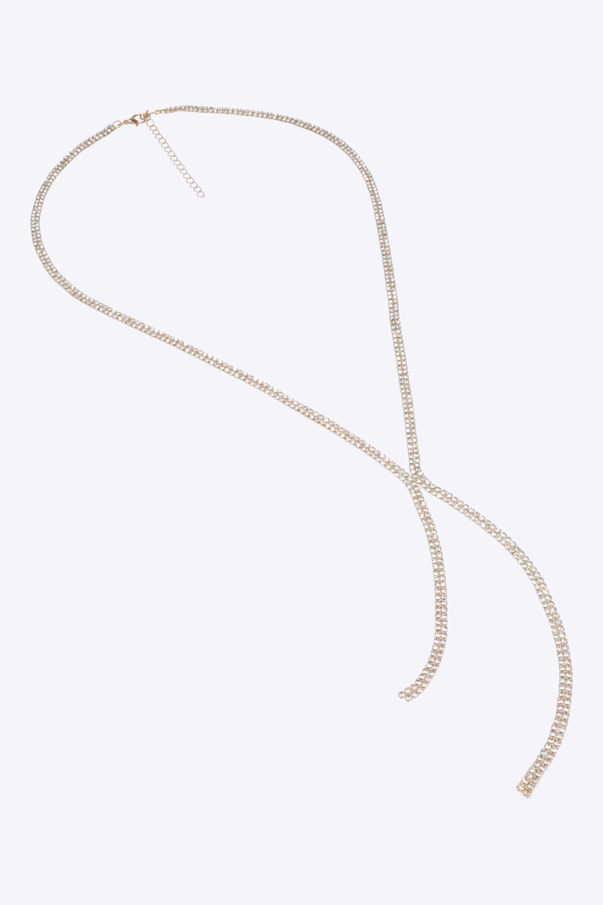 Collar brillos largo