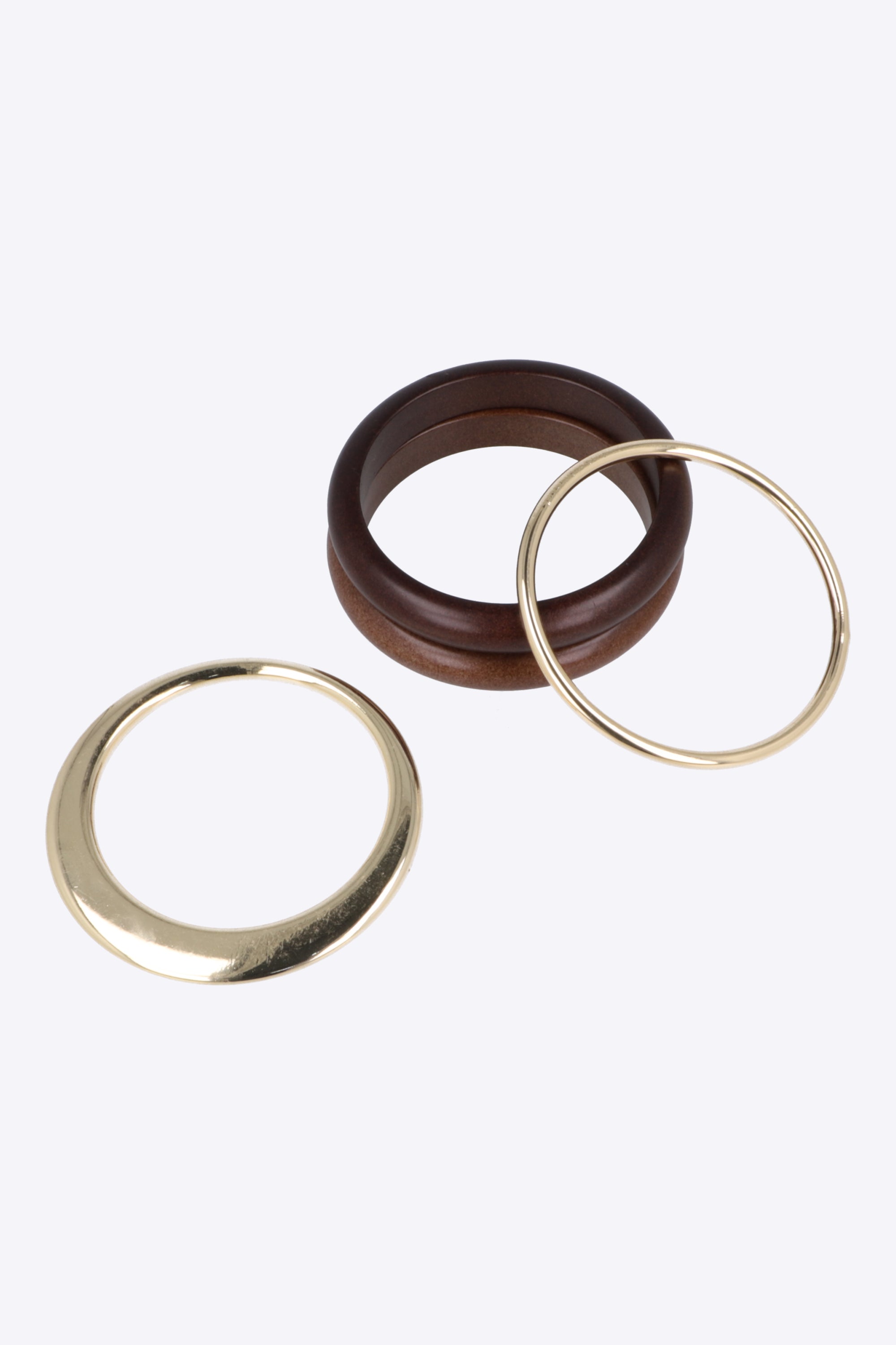 Set cuff madera metal
