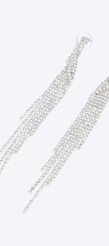 Aretes brillos cascada