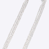 Aretes 3 lineas brillos