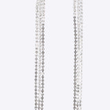 Aretes 3 lineas brillos