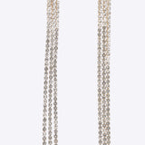 Aretes 3 lineas brillos