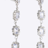 Aretes cristales cuadrados