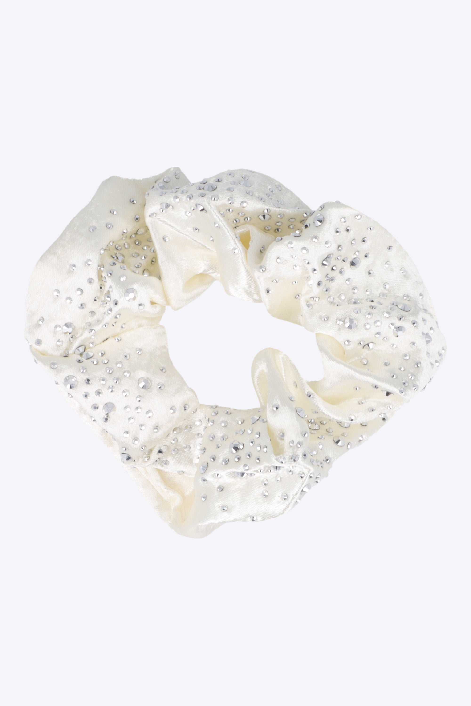 Scrunchie multi brillos HUESO