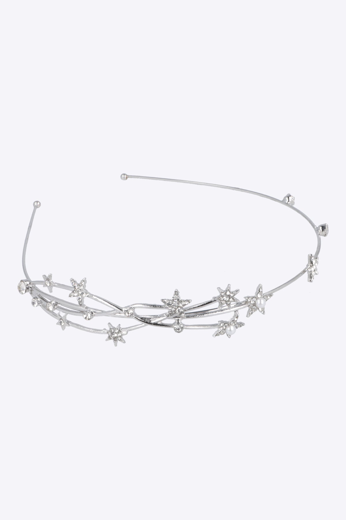 Diadema multiestrellas PLATA
