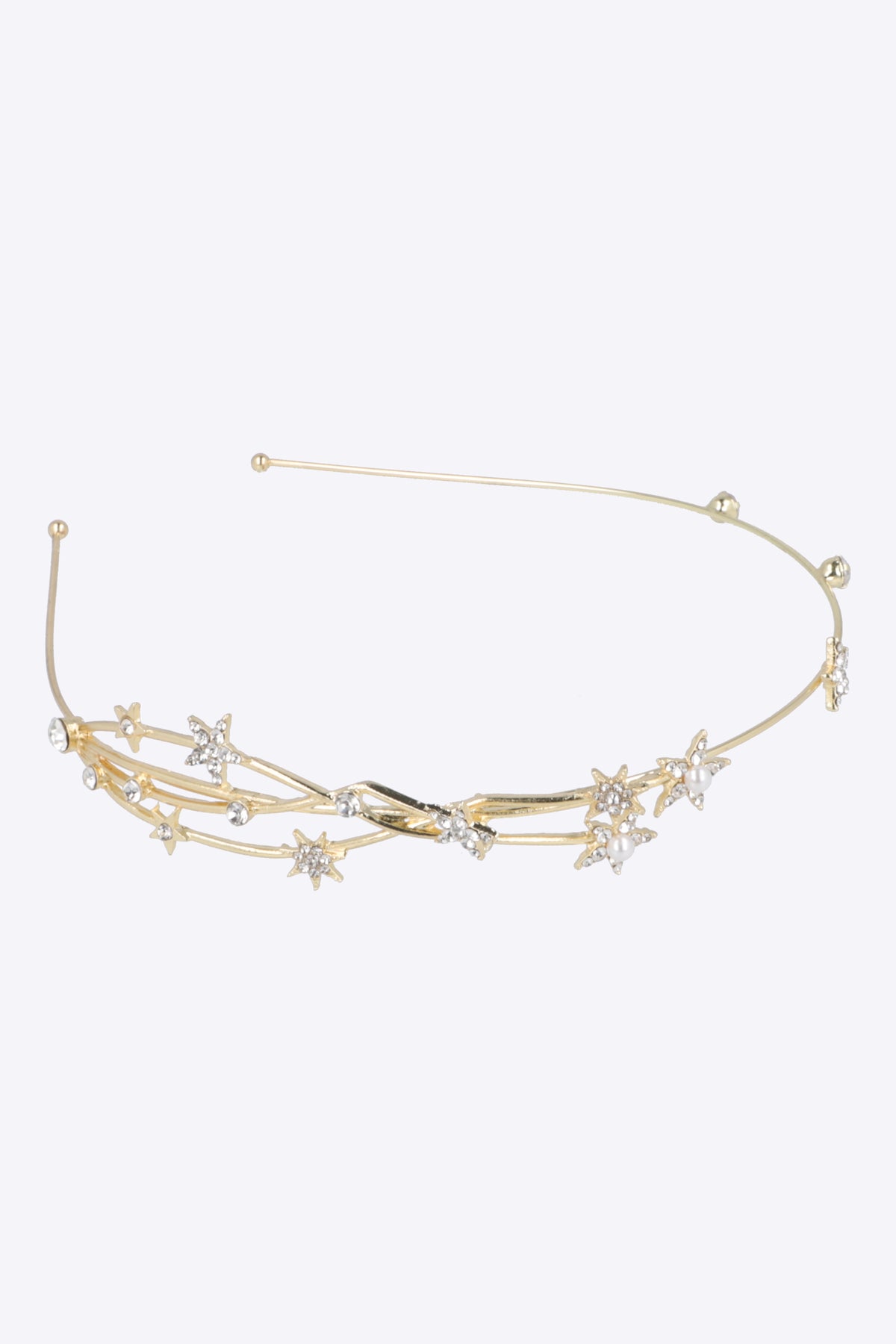 Diadema multiestrellas ORO