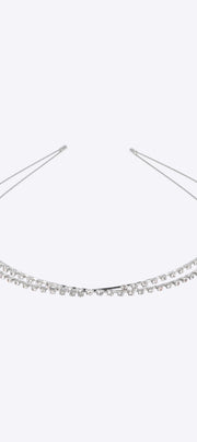 Diadema lineas cruzadas brillos