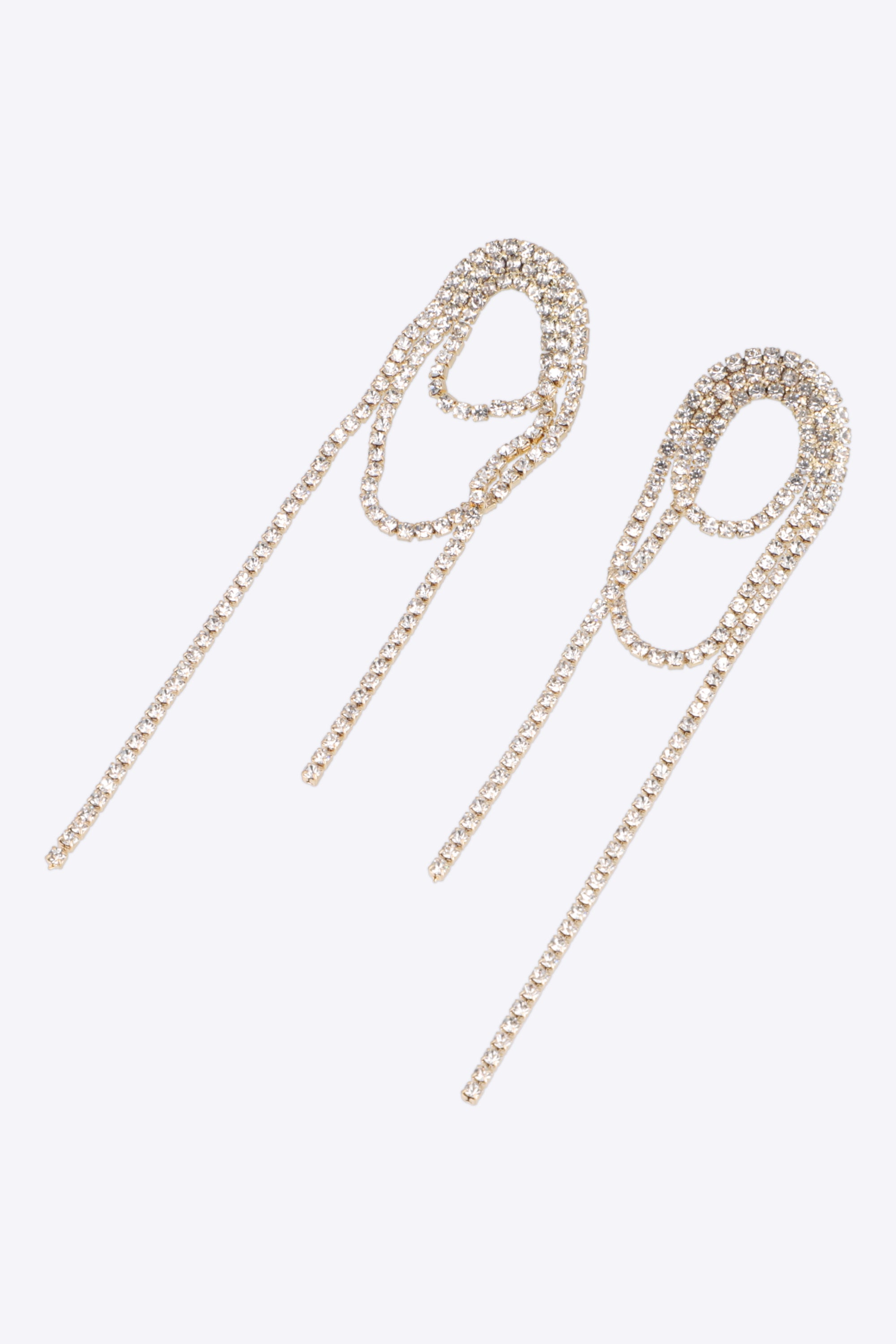 Aretes brillos envolventes