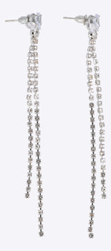 Aretes cristal 2l brillos