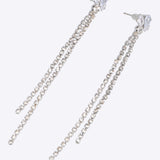Aretes cristal 2l brillos