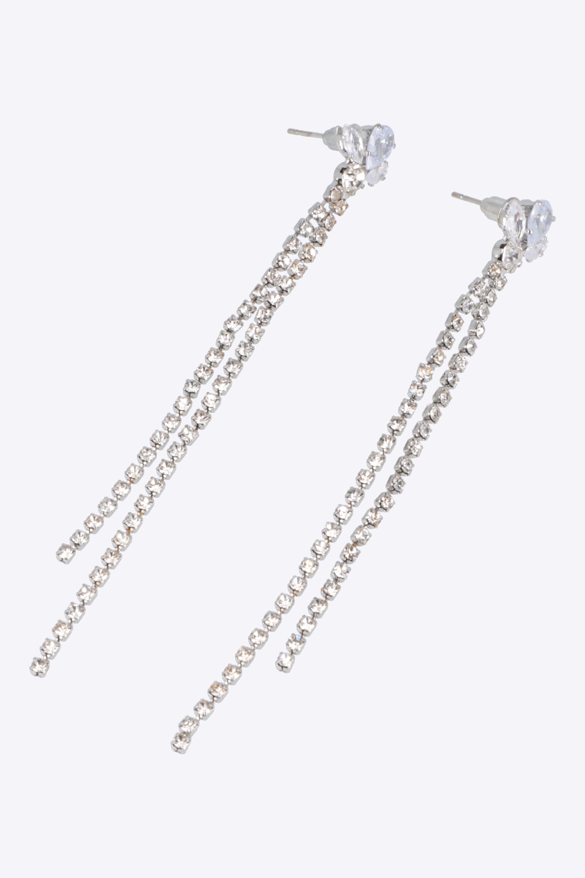 Aretes cristal 2l brillos
