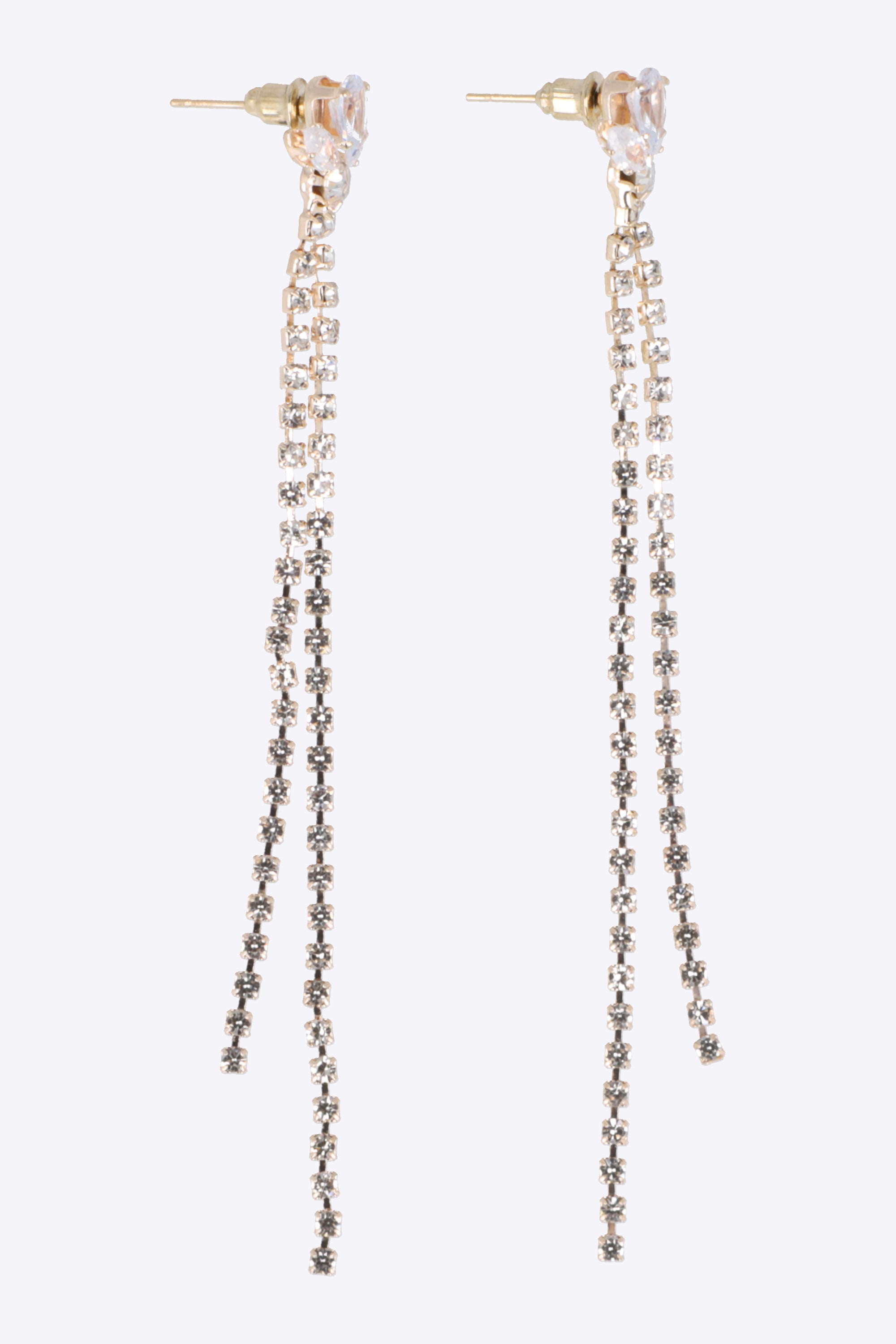 Aretes cristal 2l brillos