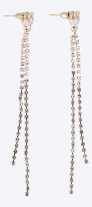 Aretes cristal 2l brillos